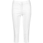 Weiße Gerry Weber Best4me Bio Capri-Jeans aus Baumwolle maschinenwaschbar für Damen Größe XL 