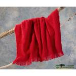Feuerrote Wolldecken & Plaids aus Wolle 