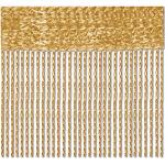 Goldene Fadenvorhänge aus Polyester maschinenwaschbar 