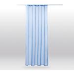 Blaue Gardinen mit Kräuselband transparent günstig online kaufen