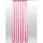 Pinke Scheibengardinen & Küchengardinen strukturiert aus Polyester transparent 
