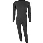 Schwarze Thermo-Unterhosen aus Polyester maschinenwaschbar für Herren Größe L für den für den Winter 