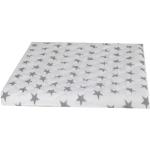 Weiße Sterne Motiv Bettwäsche aus Frottee trocknergeeignet 60x60 
