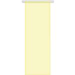 Gelbe Unifarbene Schiebegardinen & Schiebevorhänge strukturiert aus Polyester mit Klettband 