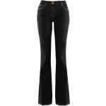 Schwarze Bootcut Jeans für Damen Größe XL 