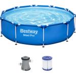 Blaue Bestway Inflatables Steel Pro Stahlwandpools & Frame Pools aus PVC 