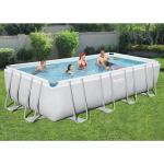 Bestway Inflatables Rechteckige Stahlwandpools & Frame Pools aus PVC mit Sandfilter 