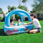 Blaue Bestway Inflatables Poolüberdachungen aus Vinyl aufblasbar 