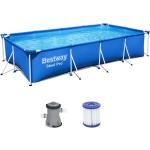 Blaue Bestway Inflatables Steel Pro Stahlwandpools & Frame Pools aus Metall rostfrei 