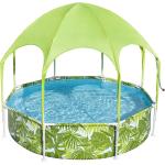Bestway Inflatables Splash-in-Shade Stahlwandpools & Frame Pools mit Dach 