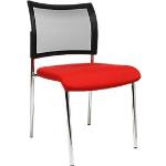 Rote Topstar Konferenzstühle & Besucherstühle mit Armlehne 2-teilig 