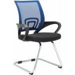 Reduzierte Blaue Moderne CLP Trading Konferenzstühle & Besucherstühle aus Polyester gepolstert Breite 50-100cm, Höhe 0-50cm, Tiefe 0-50cm 