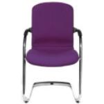 Violette Topstar Open Konferenzstühle & Besucherstühle aus Chrom stapelbar Breite 0-50cm, Höhe 0-50cm, Tiefe 0-50cm 2-teilig 
