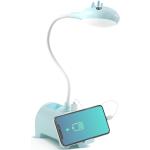 Reduzierte Blaue Kinderschreibtischlampen aus Silikon mit USB Anschluss 