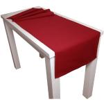 Karminrote Unifarbene Moderne Beties Tischbänder aus Baumwolle trocknergeeignet 