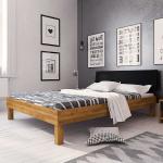 Braune Moderne Basilicana Rechteckige Betten-Kopfteile geölt aus Massivholz 180x220 