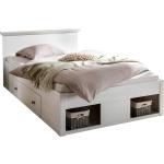 Weiße Moderne Nachhaltige Betten Landhausstil 140x200 Breite 100-150cm, Höhe 0-50cm, Tiefe 0-50cm 