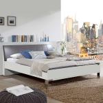 Weiße Moderne Franco Möbel Rechteckige Französische Doppelbetten 180x210 