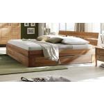 Moderne Main Möbel Bozen Betten mit Bettkasten geölt aus Massivholz mit Stauraum 160x200 