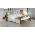 Weiße Betten Landhausstil aus Massivholz 160x200 