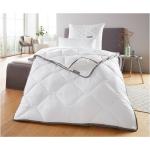 Weiße Gesteppte Badenia Trendline 4-Jahreszeiten-Bettdecken & Ganzjahresdecken aus Textil maschinenwaschbar 155x220 