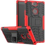 Rote Sony Xperia XA2 Cases Art: Hybrid Cases mit Bildern aus Silikon mit Ständer 