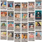 Reduzierte One Piece Poster aus Papier 24-teilig 
