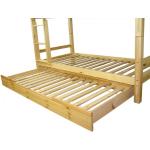 Hellbraune Erst-Holz Bettkästen aus Massivholz 