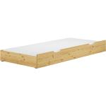 Erst-Holz Betten mit Bettkasten aus Polyester 90x190 mit Härtegrad 2 