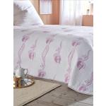 Rosa Webschatz Tagesdecken & Bettüberwürfe aus Kunststoff 