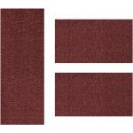 Rote Melierte Floordirekt Bettumrandungen aus Textil 