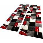 Schwarze Karo Paco Home Bettumrandungen aus Textil 3-teilig 