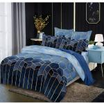 Reduzierte Blaue Bettwäsche Sets & Bettwäsche Garnituren 200x200 2-teilig 