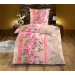 Blumenmuster Romantische Kinzler Bettwäsche Sets & Bettwäsche Garnituren aus Renforcé 2-teilig 