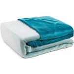 Aquablaue Bettwäsche aus Polyester 135x200 