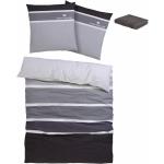 Reduzierte Moderne Tom Tailor Biberbettwäsche mit Reißverschluss aus Baumwolle 135x200 3-teilig 