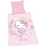 Pinke Herding Hello Kitty Kinderbettwäsche aus Textil 135x200 