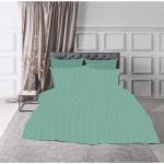Reduzierte Grüne Bestickte Fleuresse Jade Bio Bettwäsche Sets & Bettwäsche Garnituren mit Reißverschluss aus Mako-Satin 200x200 