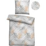 Reduzierte Biberna Soft-Seersucker bügelfreie Bettwäsche mit Reißverschluss aus Baumwolle trocknergeeignet 2-teilig für den für den Frühling 