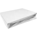 Weiße Bettwaesche-mit-Stil Spannbettlaken & Spannbetttücher aus Mako-Satin maschinenwaschbar 120x200 