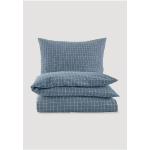 Blaue Karo hessnatur Bio Nachhaltige Bettwäsche Sets & Bettwäsche Garnituren aus Baumwolle 2-teilig 