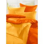 Goldene Bettwäsche Sets & Bettwäsche Garnituren mit Reißverschluss aus Baumwolle maschinenwaschbar 135x200 