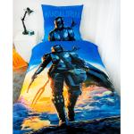 Blaue Herding Star Wars The Mandalorian Bettwäsche aus Textil 135x200 