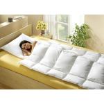 Bettwarenprogramm mit extra hohem Daunenanteil, Warm, Größe 103 (Decke 135/200 cm), Weiß