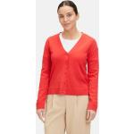 Rote Unifarbene Betty Barclay V-Ausschnitt Damencardigans Größe XL 