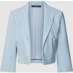 Hellblaue Business Betty Barclay Damenblazer aus Polyester Cropped Größe L 