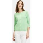 Grüne Unifarbene Casual 3/4-ärmelige Betty Barclay Feinstrickpullover für Damen Größe XL 