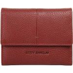 Rote Betty Barclay Damenportemonnaies & Damenwallets aus Leder mit RFID-Schutz 