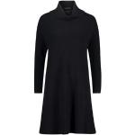 Schwarze Unifarbene Casual Langärmelige Betty Barclay Maxi Sommerkleider aus Polyamid für Damen 