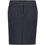 Dunkelblaue Unifarbene Betty Barclay Mini Sommerröcke mit Reißverschluss aus Polyester für Damen Größe L 